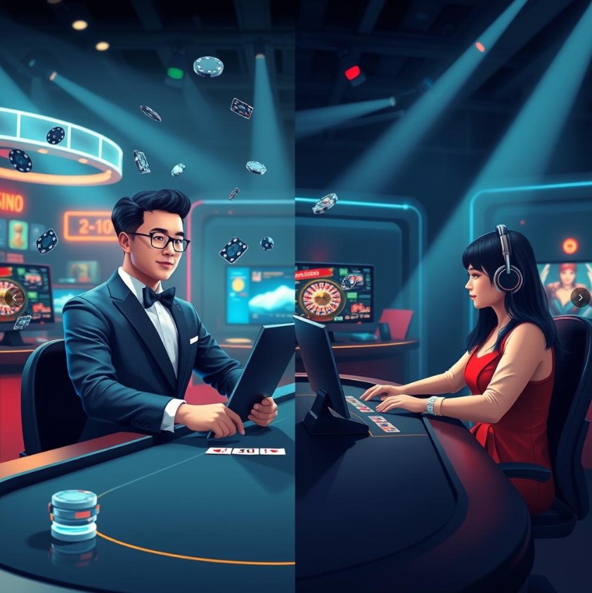 Dealer Virtual vs Dealer Nyata