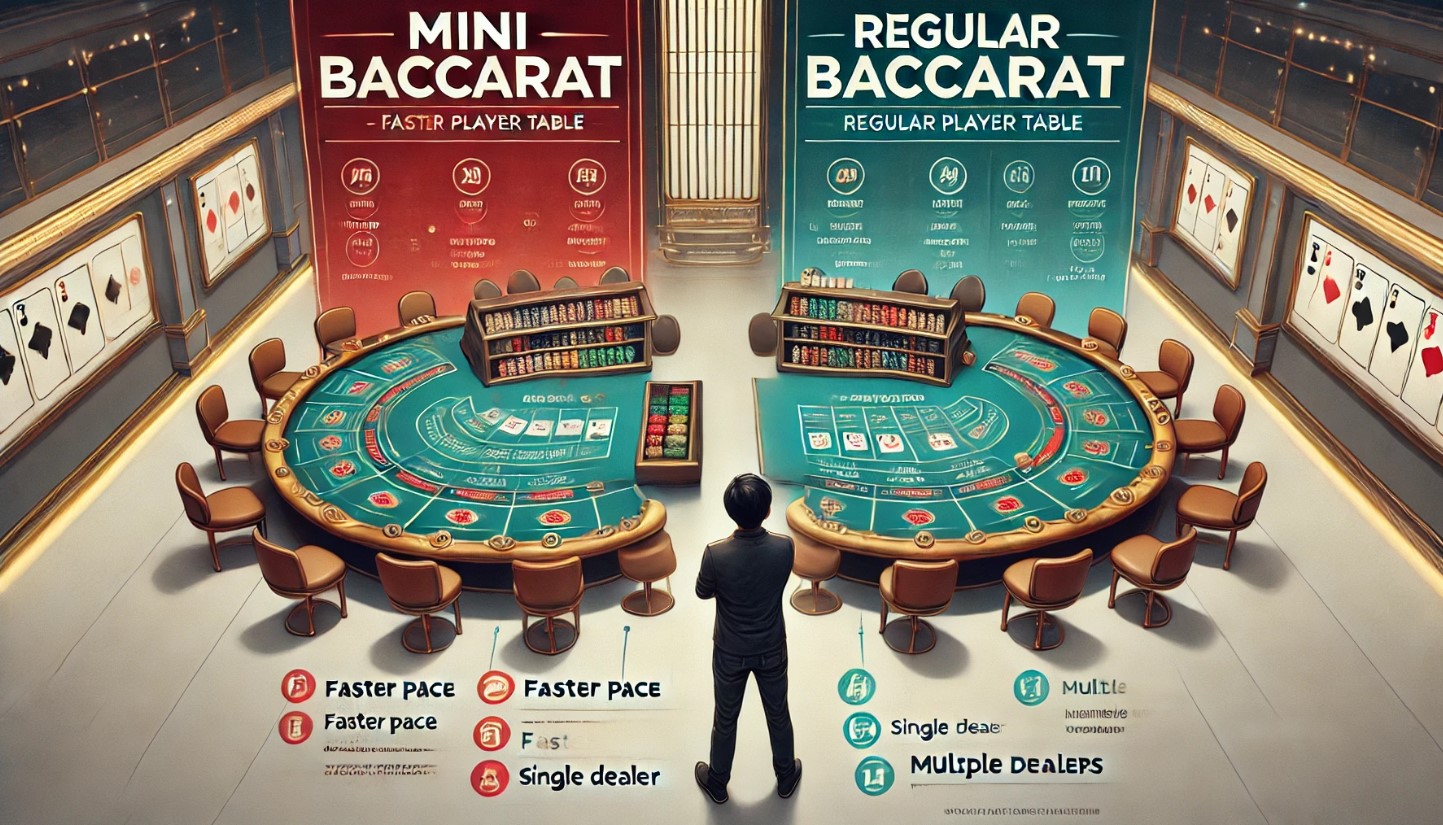 Baccarat Mini Table Regular